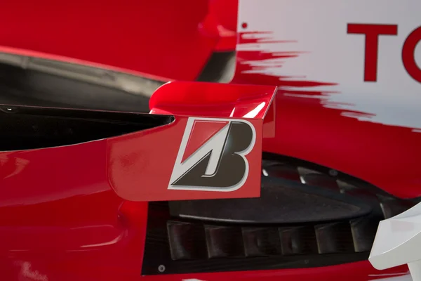 Toyota f1 Team, pokrywa silnika — Zdjęcie stockowe