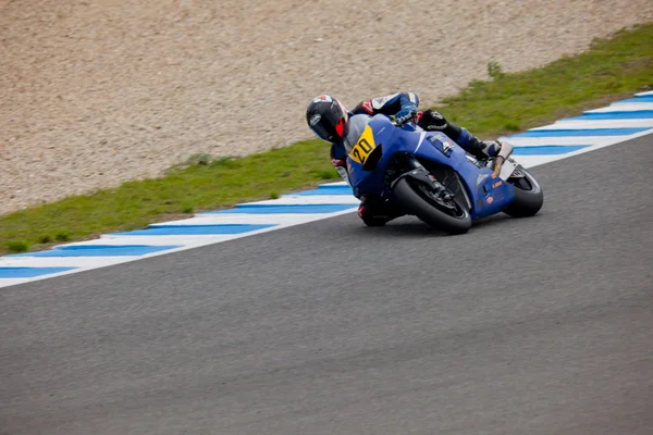 Mathew Scholtz piloto de MOTO2 no CEV — Fotografia de Stock