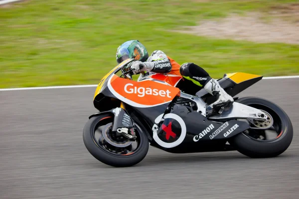 Cev スペイン選手権で moto2 クラスのヒューゴ ・ マルティネス パイロット — ストック写真