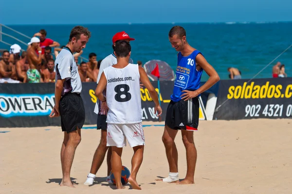 Plaj Futbolu, 2006 İspanyol Şampiyonası — Stok fotoğraf