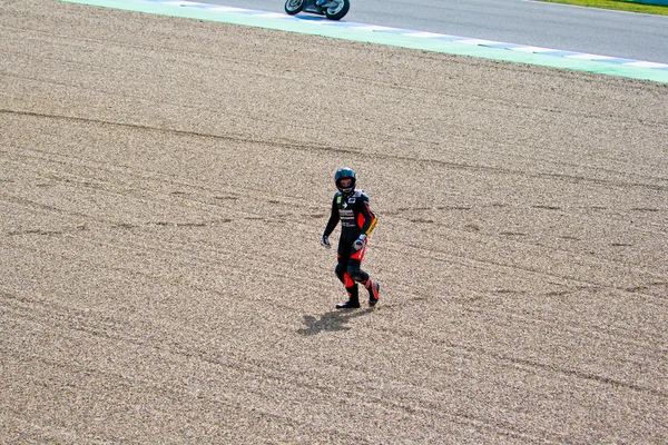 Daniel Kartheininge pilot of 125cc in the MotoGP — Stock Photo, Image