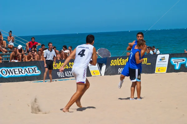 Spansk mesterskap i strandfotball, 2006 – stockfoto