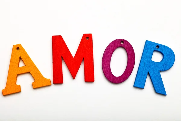 Amor word — Stock Photo, Image