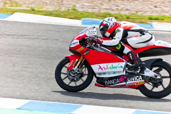 Miguel Oliveira pilotti 125cc MotoGP — kuvapankkivalokuva