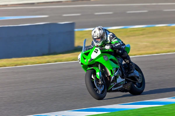 Adria Araujo piloto de la Copa Ninja Kawasaki —  Fotos de Stock