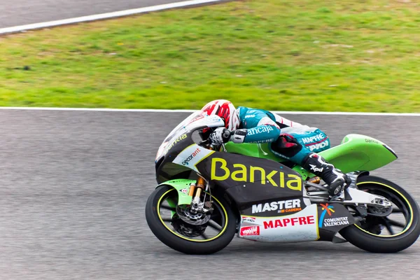 Nico Terol pilot of 125cc of the MotoGP — Stock Photo, Image