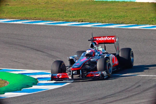 Equipo McLaren F1, Jenson Button, 2011 — Foto de Stock