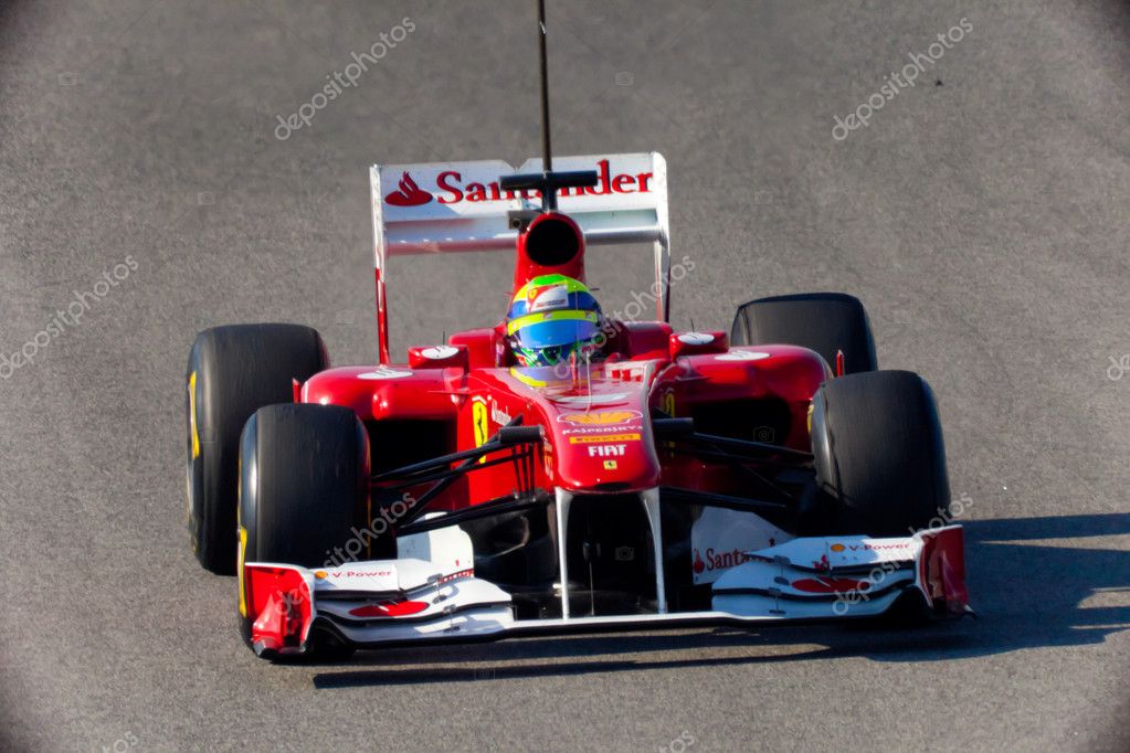 Команда Ferrari F1, Фелипе Масса, 2011 – Стоковое Редакционное.