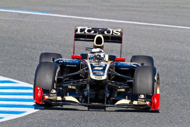 Team Lotus Renault F1, Kimi Raikkonen, 2012 clipart