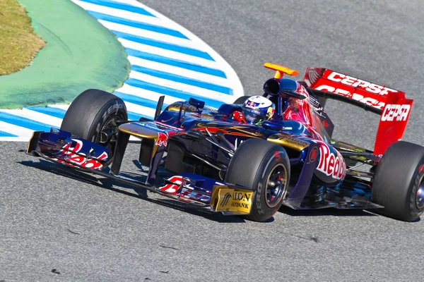 Tim Toro Rosso F1, Daniel Ricciardo, 2012 — Stok Foto