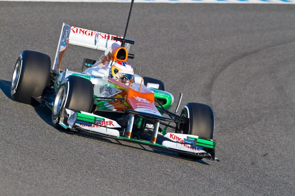 Força de Equipe Índia F1, Paul Di Resta, 2012 — Fotografia de Stock