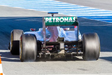 Team Mercedes F1, Michael Schumacher, 2012 clipart