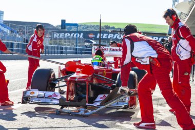 Scuderia Ferrari F1, Felipe Massa, 2012 clipart