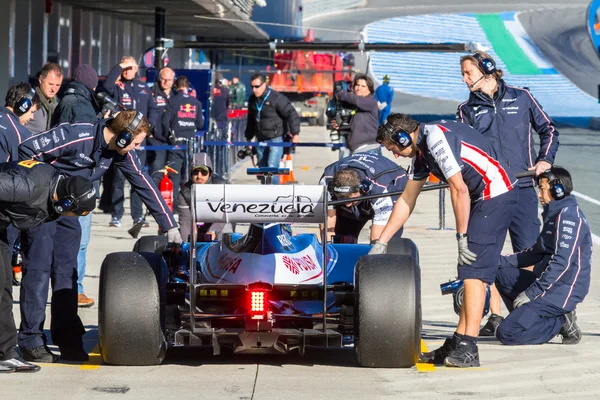 Equipe Williams F1, Pastor Maldonado, 2012 — Fotografia de Stock
