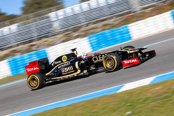 Equipo Lotus Renault F1, Kimi Raikkonen, 2012 — Foto de Stock