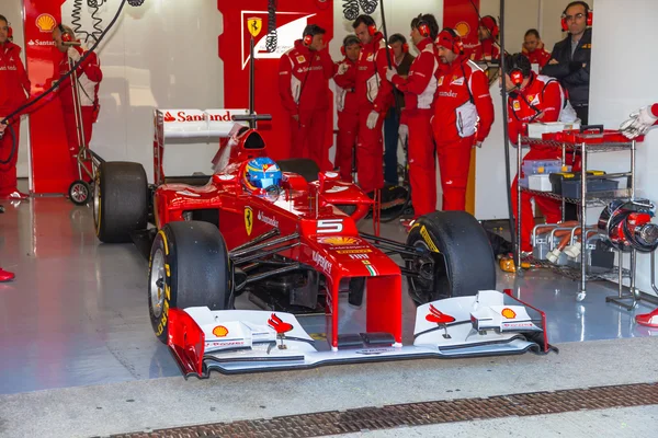 Scuderia Ferrari F1, Fernando Alonso, 2012 — Stok fotoğraf
