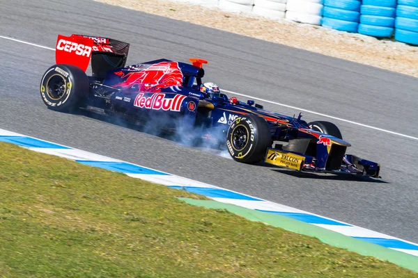 Equipe Toro Rosso F1, Daniel Ricciardo, 2012 — Fotografia de Stock