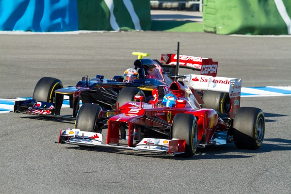 stock image Scuderia Ferrari F1, Fernando Alonso, 2012