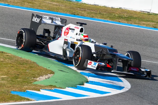 Team Sauber F1, Sergio Perez, 2012 — Stock Photo, Image