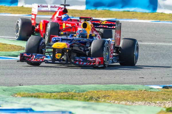 stock image Team Red Bull F1, Sebastian Vettel, 2012