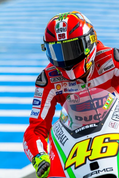 Valentino Rossi Pilot von motogp — Stockfoto