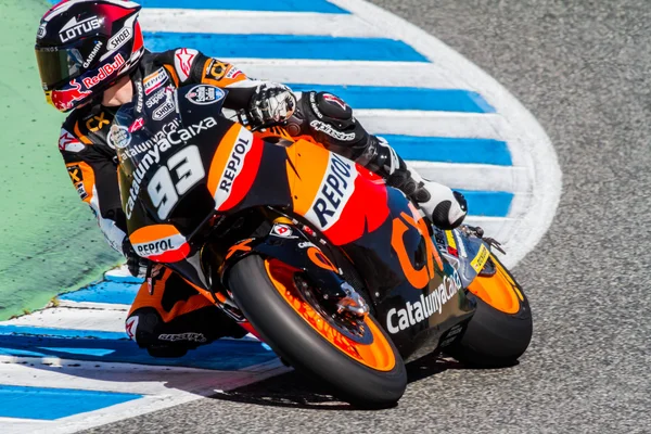 Marc Marquez pilot of Moto2 of the MotoGP — Stock Photo, Image