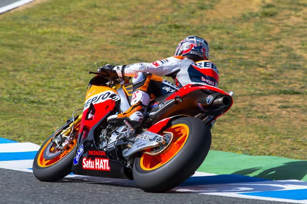 Dani Pedrosa piloto de MotoGP — Foto de Stock
