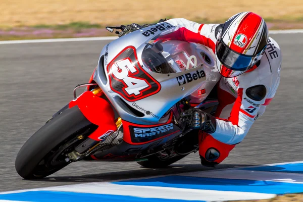 Mattia Pasini pilota della MotoGP — Foto Stock