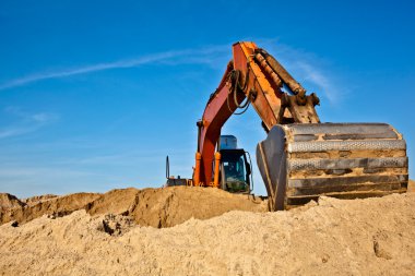 iş yerinizde sandpit Ekskavatör