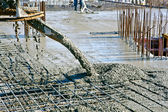 beton lití v komerční stavby