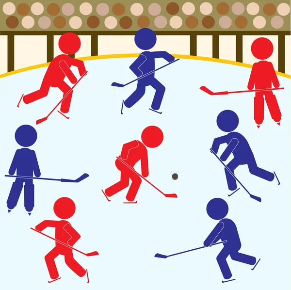 stock vector Hockey Icons