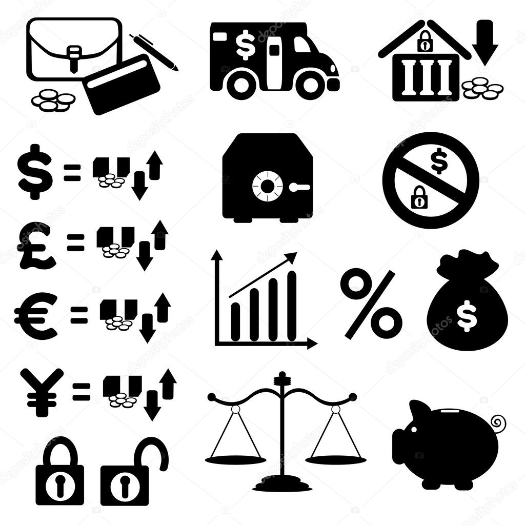 Finances Icon Set