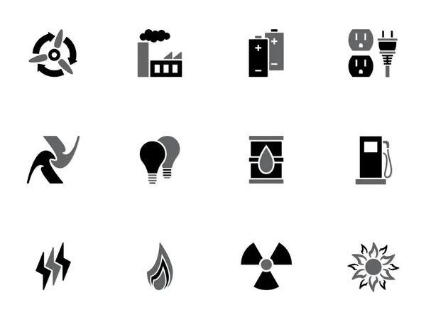 stock vector Energy icons set