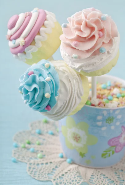 Colorido cupcake pops —  Fotos de Stock