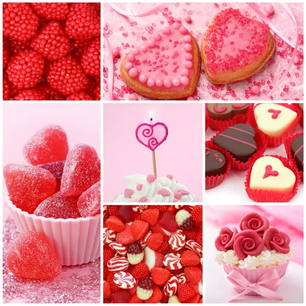 Sweets for valentine's day — Stock Photo, Image