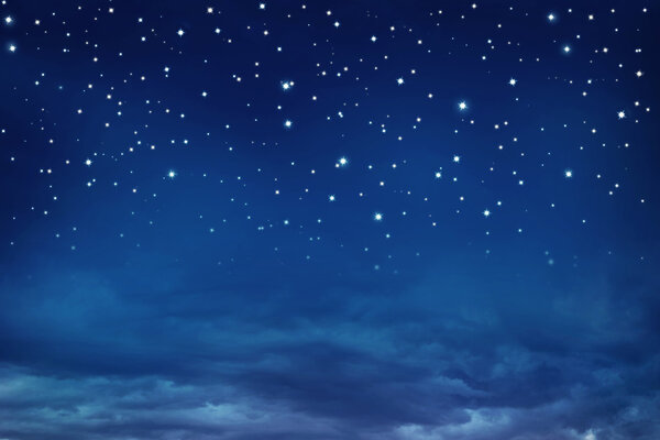 Ночное небо со звездами
