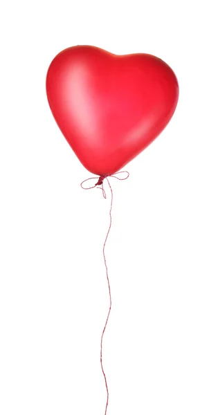 Balão coração vermelho — Fotografia de Stock