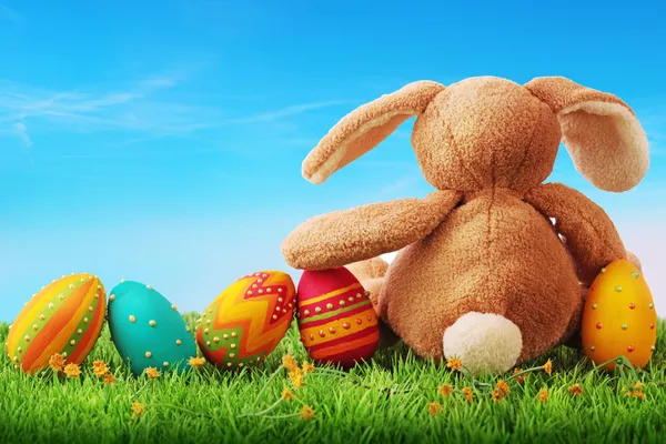 Színes húsvéti tojás Jogdíjmentes Stock Képek