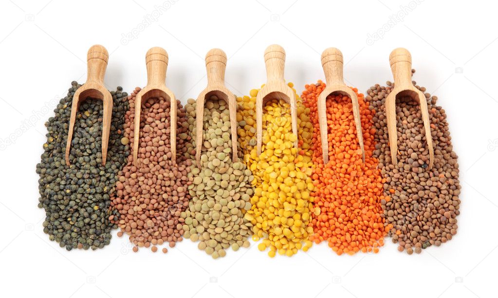 Group of lentils