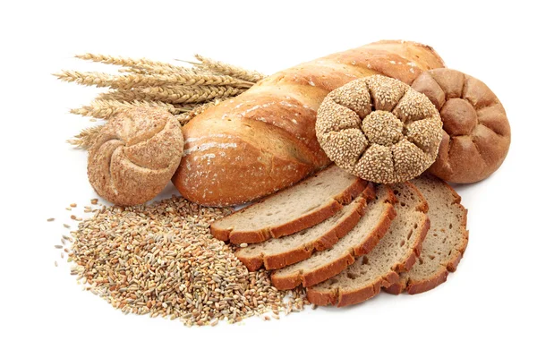 Brot und Weizen — Stockfoto