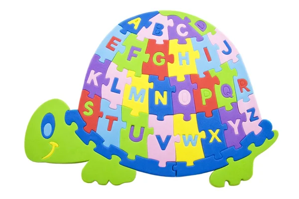 Kaplumbağa alfabesi — Stok fotoğraf