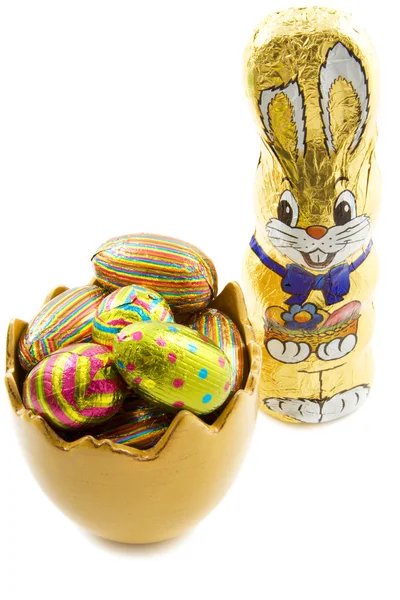 Coniglietto uovo di Pasqua — Foto Stock