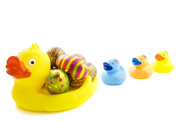 Easter ducks — Stock Photo, Image