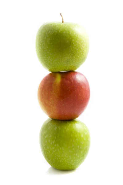 Diversão de maçã — Fotografia de Stock