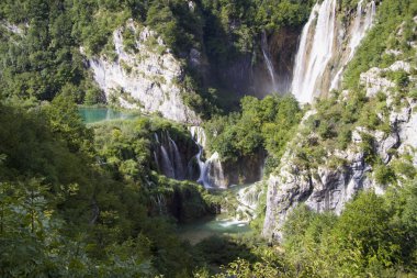 Plitvice lakes clipart