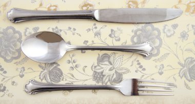 Vintage çatal bıçak takımı