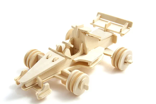 Wooden race car — Stock Photo, Image