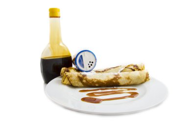 Pancakes with syrup clipart