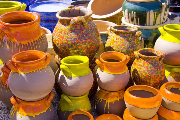 stock image Painted pots