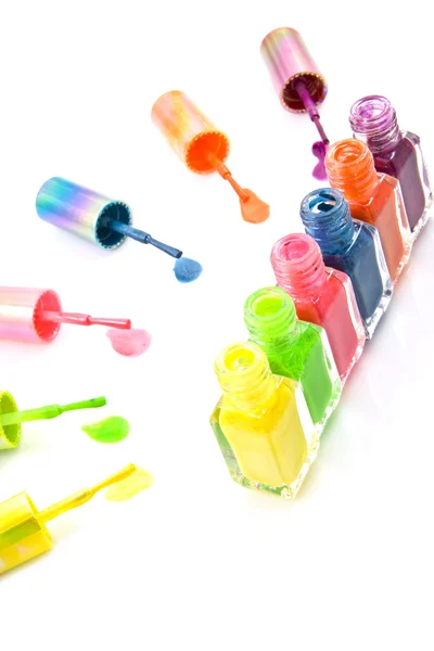 Kleurrijke nailpoloish — Stockfoto